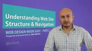 Website Basic Structure and Navigation -  Web Design Basics - Episode 2