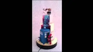Sci Fi Deadpool Wedding Cake