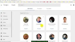 add friend to circle button in Google plus