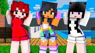 SUPER IDOL DANCE MEME RAINBOW APHMAU, KAYAKO, FRIDAY NIGHT FUNKIN'S GF   MINECRAFT ANIMATION #shorts