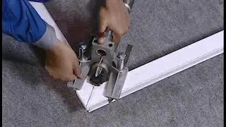 pvc windows machine- single surface portable corner cleaning machine