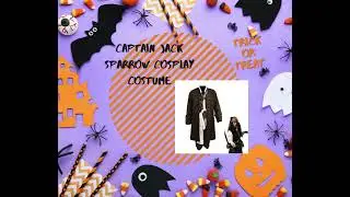 Captain Jack Sparrow Cosplay Costume