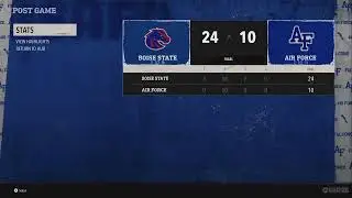 CFB 26 today CPU DYNASTY / S1 Week 3 Air Force 🆚 Boise State