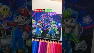 Mario & Luigi Fanart✍🏻❤️💚 #marioluigidreamteam #marioluigisuperstarsaga #marioluigi #fanart #art