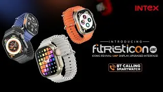 Intex FitRist Icon 2E Smartwatch User Video!