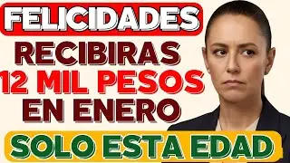 📢💰 ¡ÚLTIMA HORA! Se pagarán +12 MIL PESOS a ADULTOS MAYORES 😱💳✅