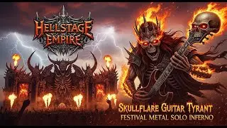 HELLSTAGE EMPIRE 🔥 Skullflare Guitar Tyrant 🎸 Festival Metal Solo Inferno