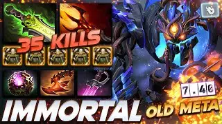 7.40 TINY 35 KILLS OLD META - Dota 2 Pro Gameplay [Watch & Learn]