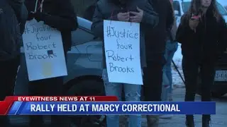 Robert Brooks Rally Held at Marcy Correctional