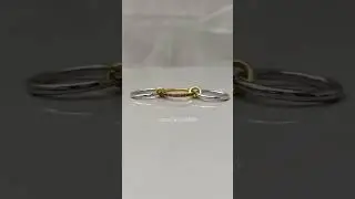 Tourmaline Link Connected Ring