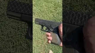 Fish scale 🔥 Out here playing CoD in real life 😤 #cerakote #g19 #glock #fishscale