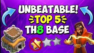 [Top 5] Best Th8 War + Trophy Bases 2021 | Th8 Anti 2 Star war base With Link | Clash Of Clans.