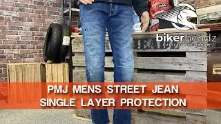 PMJ Street Single Layer A protection Motorycycle Jean 4K Video | BikerHeadz.co.uk