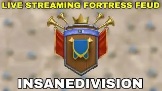 LIVE : FORTRESS FEUD INSANEDIVISION || CASTLE CLASH