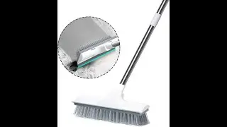 2 in 1 White Tile Cleaning Bathroom Cleaning Brush Floor Scrub Bathroom Brush