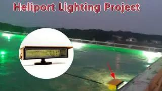 Miltary Heliport Lighting Project - ICAO Certificate Heliport flood light /FATO/ TLOF / Beacon