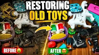 Restoring old Toys from scrap material | Breaking and Opening toys from scrap |