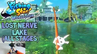 Let's play Fishing Star World Tour with Reel Fishing Rod - Lost Nerve Lake (All Stages)