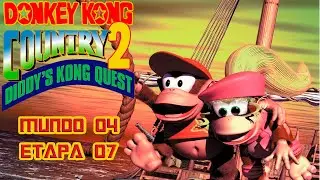 Donkey Kong Country 2 || Mundo 04 || Krazy Kremland || Etapa 07 || King Zing Sting 【Ingles】