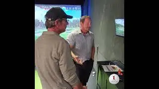 Брюс Дреннан &mdash; гольф круглый год &mdash; в крытом зале Bunker's Full Swing Simulator