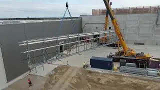 MPSS Projekt: Rohrbr&uuml;cke Drohnen-Aufnahme, Geschwindigkeit: Normal