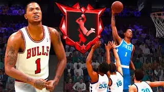 MVP DERRICK ROSE BUILD DUNKS ON EVERYONE IN RANDOM REC ON NBA 2K26!