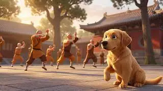 The Puppy Who Learned Kung Fu… and Chose Peace 🐶🥋 | Animated Short Film #heartwarming