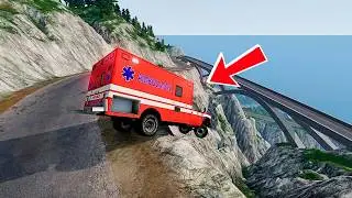Realistic High-Speed Ambulance Car Crashes in BeamNG.drive #5 | Ultra Detailed Crash Compilation