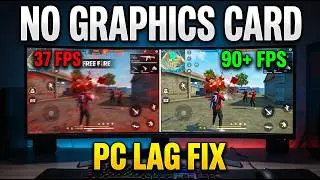 37 FPS? Fix Free Fire PC Lag — Without Graphics Card💻