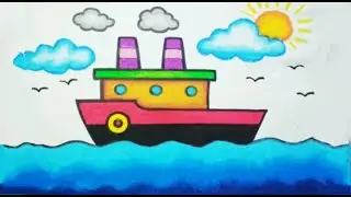 Tutorial Menggambar dan Mewarnai Kapal (SHIP)