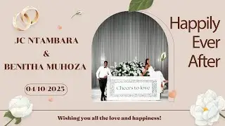 JC & Benitha Ntambara | Wedding Ceremony | 9 AM, 2PM, 4PM | 10.05.2025