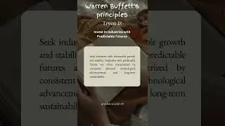 Warren Buffet's Finance Lessons 48