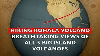 Hiking Kohala: Visually captivating View of ALL Big Island Volcanoes! Hualālai,Mauna Loa/Kea,Kīlauea