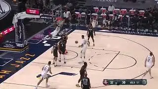 Jordan Clarkson with 2 Handed Hammer Dunk vs Rockets