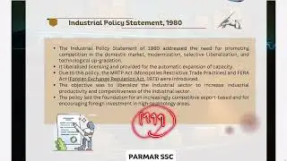 Industrial policy / ssc delhi police 