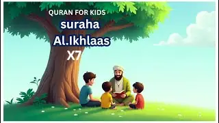 Repeat  Sarah Al-Ikhlas Learn Quran for kids-@Darulislamkidstv Qari dr misbah sani
