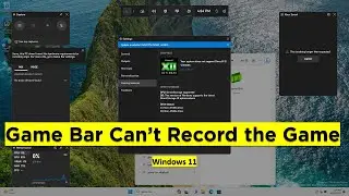 Sorry, this PC doesn't meet the hardware requirements for recording clips - GameBar