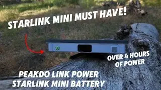 Wireless Off-Grid Internet! PeakDo LinkPower Battery for Starlink Mini