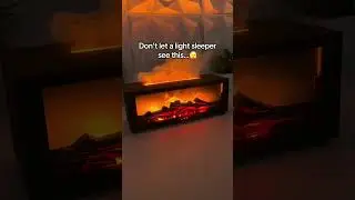 Every Room Needs This😍🪵🔥 #cozy #warm #diffuser #fireplace #sleephelper