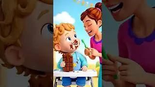 Kids Learn To Brush Teeth🦷✨ | Good Habits | Nursery Baby Cartoon 🐥 #toddlersongs #shorts |