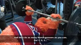 Youppi! gets physical