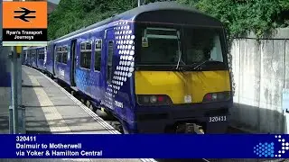 320411 Dalmuir to Motherwell via Yoker & Hamilton Central