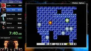 Metroid 2: Return of Samus, any% No Oob 53:28