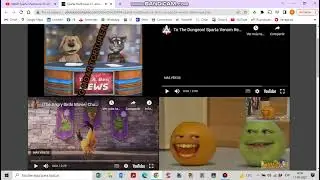 talking tom and ben news sparta madhouse v3 remix vs annoying orange sparta venom remix