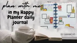 This is my fun everyday Happy Planner journal using @scribbleprintsco 