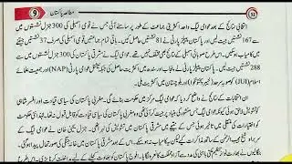 General Elections of 1970 in Urdu Class 9 Pakistan Study Chapter 2