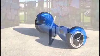 ABU no handle bars segway style scooter
