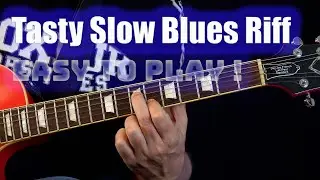 Tasty Slow Blues Guitar Riff