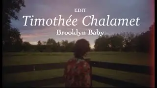 Timoth&eacute;e Chalamet edit | Brooklyn Baby