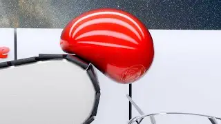 Soft Body Animation Playground V2 😳. RTX On 3D Soft Body Simulation 😍. Space Relaxation